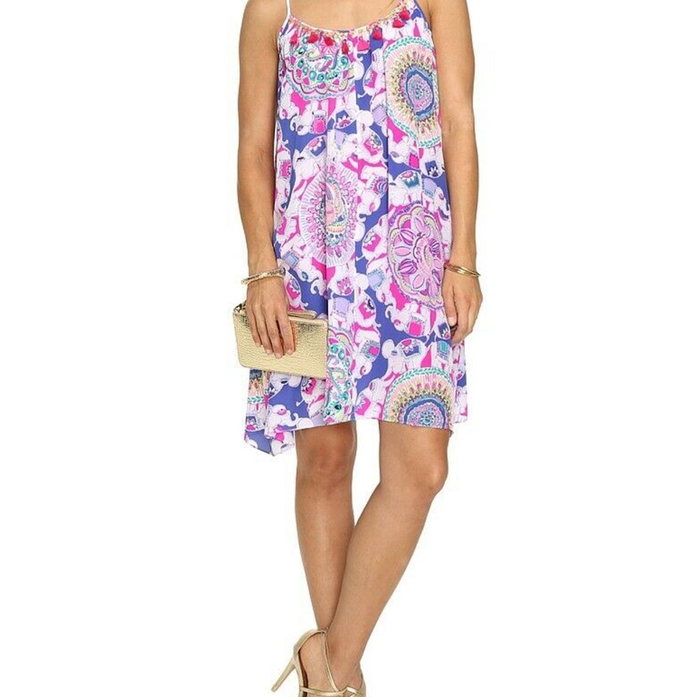 Lilly Pulitzer Rooney Silk Dress!  Size Large!